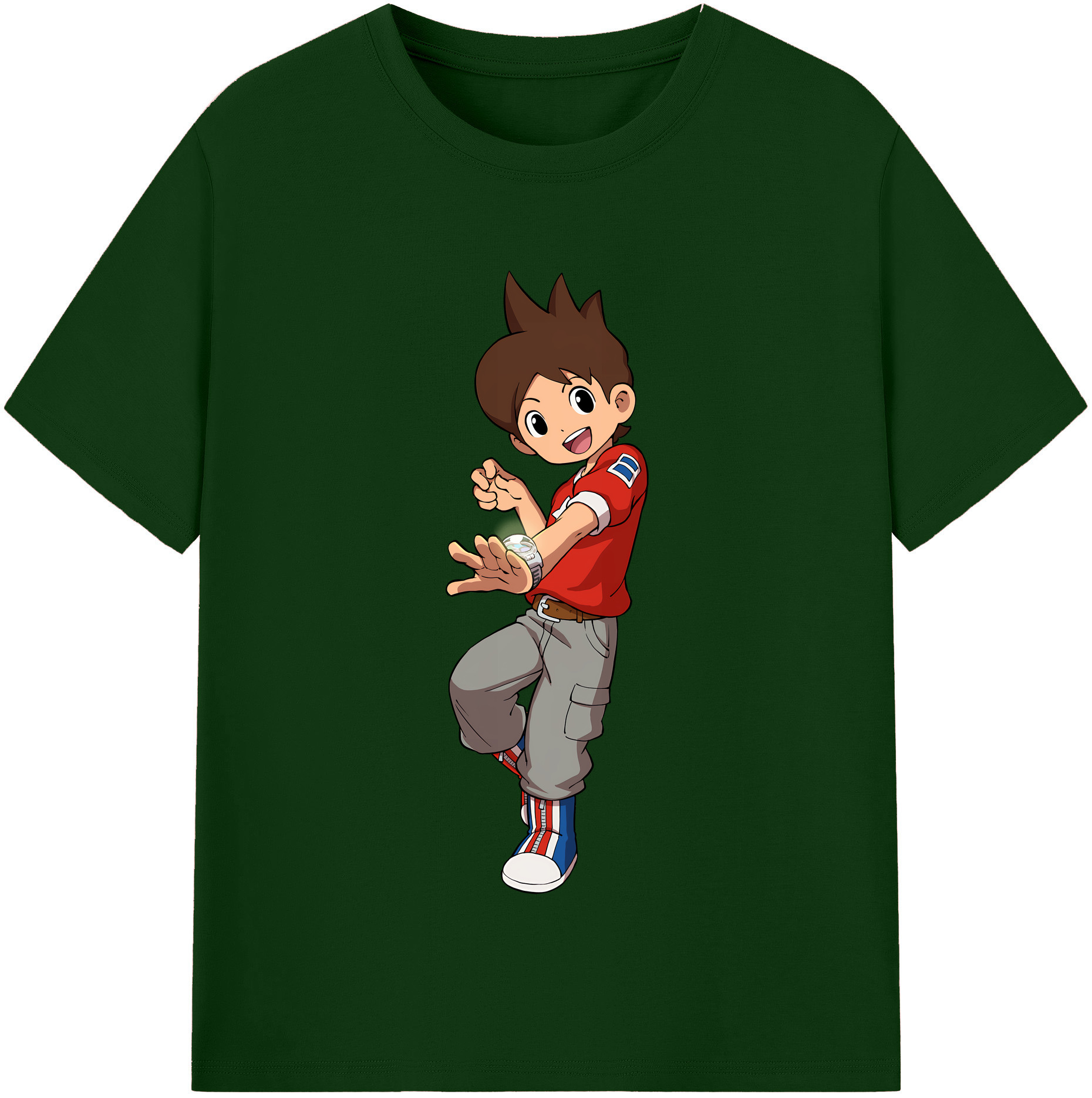 （画像用） 妖怪ウォッチ Yo-kai Watch 綿100％半袖Tシャツ（フロントプリント）